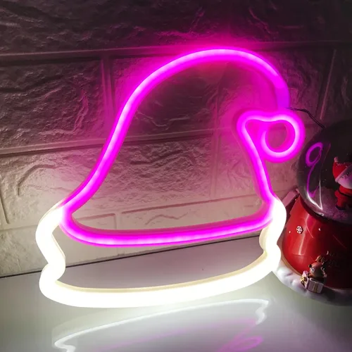 Vista 29 de Letrero de neón para decoración de pared, estético, amarillo, para dormitorio, USB/3-AA, funciona con pilas, luz nocturna para decoración de luz
