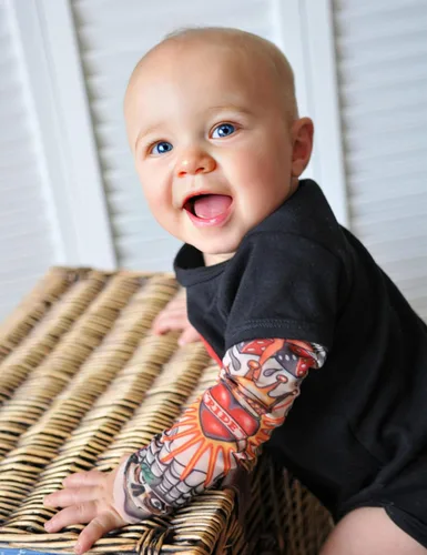 Vista 3 de Ropa de bebé niño, estampado de letras de manga larga mameluco ropa de bebé para niño