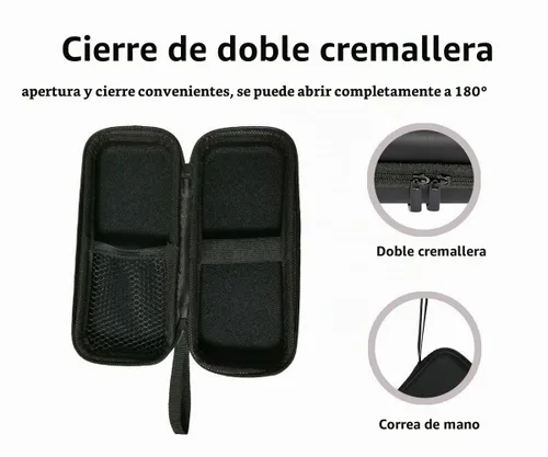 Vista 4 de LinMei Estuche de viaje de almacenamiento duro compatible con Micro Touch Solo recortadora y afeitadora de cuerpo completo, resistente y protectora