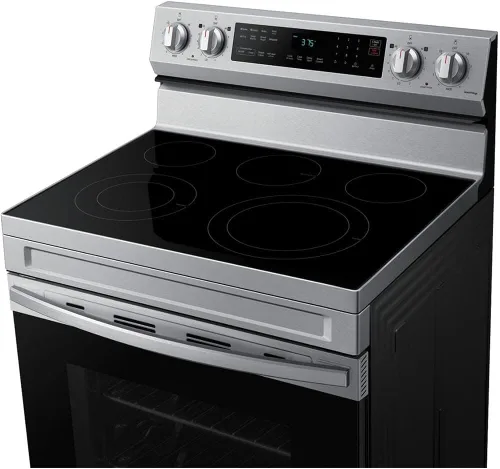 Vista 8 de Samsung NE63A6511SS - Cocina eléctrica independiente Smart de 6.3 pies cúbicos en acero inoxidable