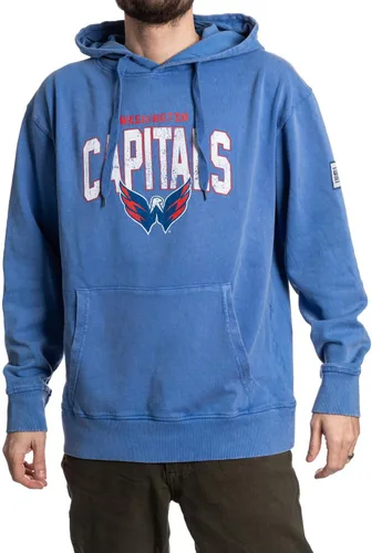 Vista 17 de Calhoun NHL Sudadera con capucha unisex Acid Wash - Sudadera de forro polar vintage para fanáticos