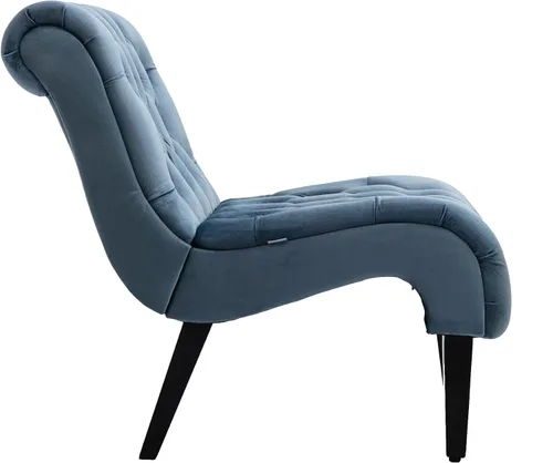 Vista 7 de Silla decorativa cómoda para sala de estar, sala de estar, dormitorio, decoración de oficina, sillón copetudo de terciopelo, silla de barril