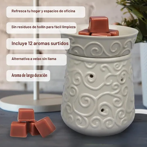 Vista 6 de D'Eco Cera perfumada floral de verano, paquete variado de fragancias