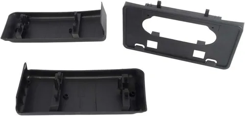 Vista 3 de Protectores de parachoques delantero, soporte de marco de matrícula de repuesto para F-150 9L3Z17E810B 9L3Z17A385A 2009-2014