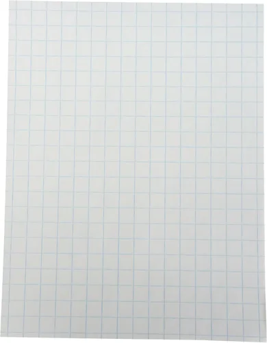 Vista 9 de School Smart Papel cuadriculado, 8-1/2 x 11 pulgadas, regla de 1/10 pulgadas, blanco, 500 hojas