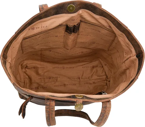 Vista 3 de ANTONIO VALERIA Ava Bolso de hombro con asa superior para mujer