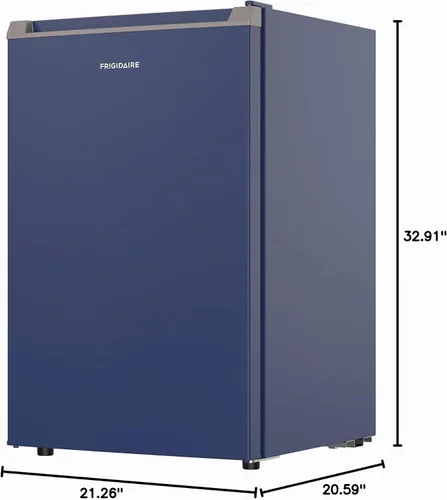 Vista 13 de Frigidaire Mini refrigerador, compartimento compacto para congelador, control de termostato ajustable, puerta reversible, serie contemporánea, 4.5