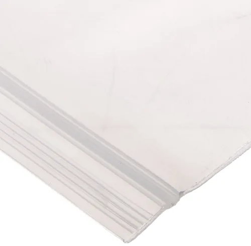Vista 27 de Aviditi Poly Bolsa con cierre hermético blanco, 10" x 12", Azul, 1000