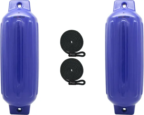 Vista 41 de Extreme Max 3006.7375 BoatTector Defensa Inflable Value Paquete de 2 - 4.5" x 16", Negro