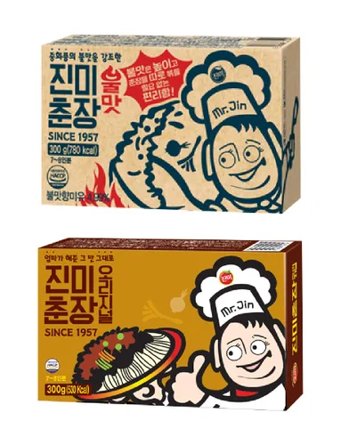 Vista 10 de Salsa de pasta de frijoles negros coreanos, salsa chunjang , (original 10.58 oz (paquete de 1))