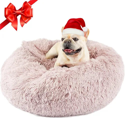 Vista 15 de Himax - Cama para perros pequeños cubierta con manta adjunta, color beige
