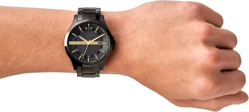 Vista 5 de AX ARMANI EXCHANGE - Reloj de cuarzo para hombre, de acero inoxidable, de vestir