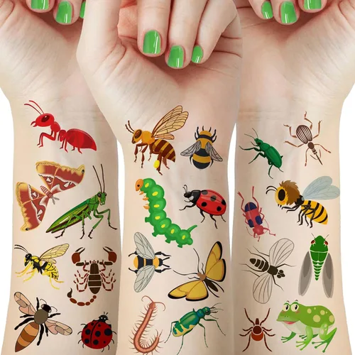 Vista 9 de 65 piezas de suministros para fiesta de Año Nuevo, 12 hojas de calcomanías de tatuajes temporales, decoraciones de feliz año nuevo, decoración NYE