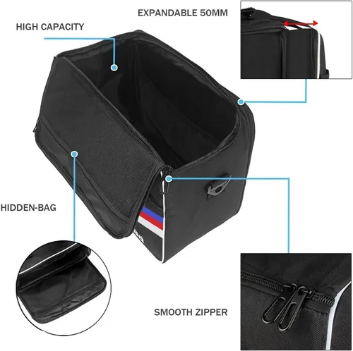 Vista 7 de Bolsa de Equipaje Interior de Motocicleta Expandible Estuche Superior Pannier Bolsa de Sillín Para BMW R1200GS R1250GS ADV LC 2004-2022 F850GS