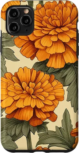 Vista 13 de Watercolor Marigold Flower Case for iPhone 16