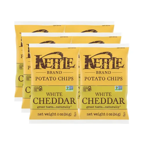 Vista 51 de Kettle Brand Papas Fritas, Backyard Barbeque Kettle Chips, Bolsa de Aperitivos, 1.5 Oz