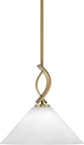 Vista 28 de Toltec Lighting Cavella Stem Colgado Mini colgante, acabado grafito, vidrio de muselina blanca de 4 pulgadas