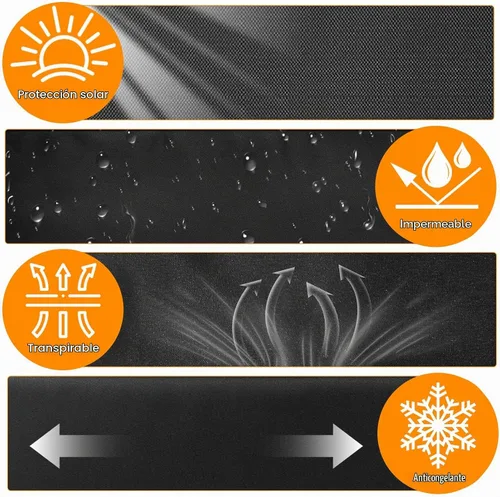 Vista 4 de Cubierta para Freidora de Aire y Horno Tostador, Cubiertas Resistente al Calor Impermeables y a Prueba de Polvo Compatibles con la Freidora de Aire