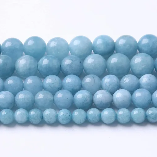 Vista 153 de 100 cuentas de piedra multicolor natural de 0.236 pulgadas (0.236 in), cuentas espaciadoras sueltas redondas para hacer pulseras, collares, aretes