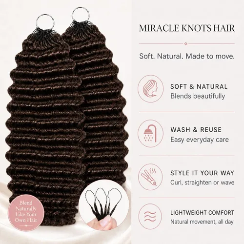 Vista 27 de Human Braiding Hair for Boho Braids 20inch Curly Wave Bulk Bundles 1B (A)1B