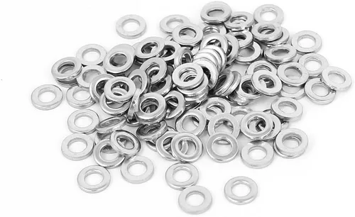 Vista 15 de uxcell Arandela plana sellada de acero inoxidable M1.0.236 x 0.012 in para tornillo de perno 100Pcs