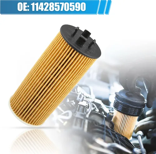 Vista 3 de X AUTOHAUX Filtro de aceite de motor Reemplazo 11428570590 11428575210 Filtro de combustible de aceite para Mini Cooper Clubman Base S 1.5L L3 - Gas