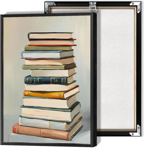 Vista 9 de Póster de libro de lectura de mujer vintage, verde esmeralda, arte de pared, abstracto, moderno, femenino, estético, impresiones, pintura para sala