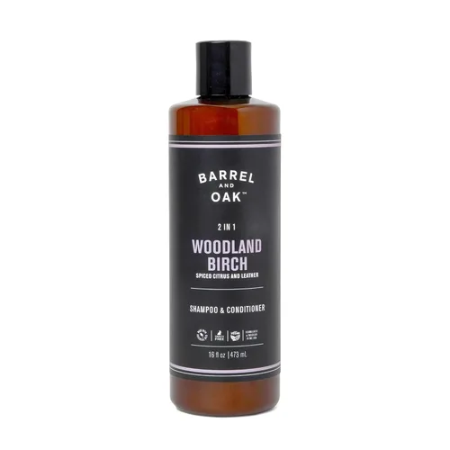 Vista 8 de Barrel and Oak - Champú y acondicionador 2 en 1, juego de champú y acondicionador para hombres, cuidado del cabello para hombres, limpia el cabello