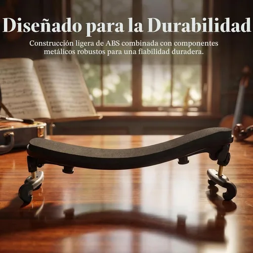 Vista 3 de NANYI 1/2 - Reposapiés para violín para niños, ajustable, con colofonia y silencio