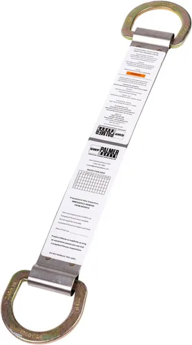 Vista 6 de Palmer Safety Soporte de anclaje de techo de acero temporal reutilizable para uso industrial y de construcción en madera/metal I OSHA/ANSI obediente