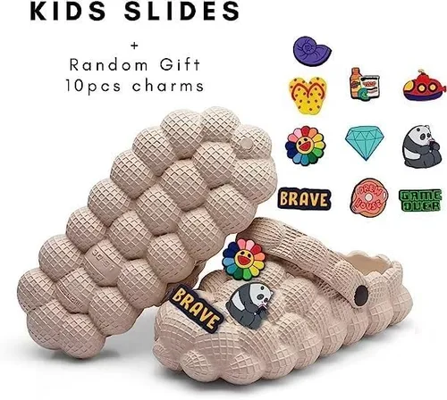 Vista 2 de LEPHYON Bubble Slides for Kids SandalsGolf Ball Slides ShoesGargen Clogs GirlsFunny Slippers Boys Comfy Anti-Slip Lightweight Protect Foot