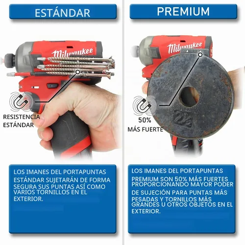 Vista 3 de Halberd - Soporte de puntas premium, solo para Milwaukee M12, paquete de 2