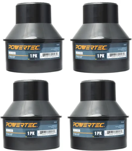 Vista 12 de POWERTEC 70136 cono reductor de 4" a 2-1/2".