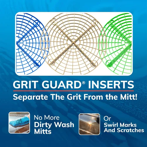 Vista 2 de El insertable de Grit Guard: Cabe en una cubeta de 12 pulgadas de diámetro, Negro
