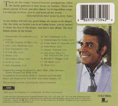Vista 2 de Sings The Great Italian HIts