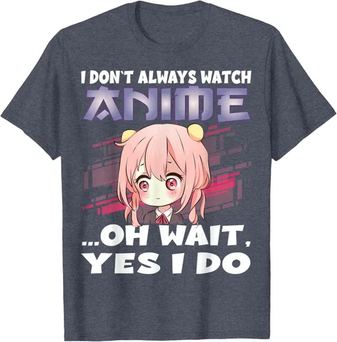 Vista 71 de Ver camiseta japonesa de anime con estampado de anime Girl, Negro, S
