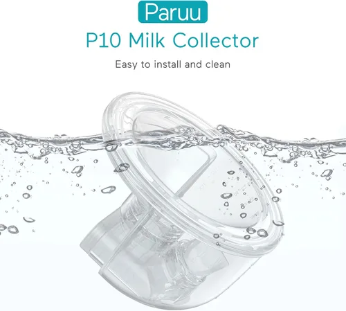 Vista 3 de Paruu P10 - Juego completo de tazas de colector, piezas originales de extractor de leche, accesorios de repuesto para extractor de leche portátil, 1