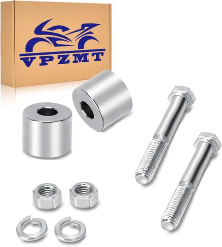 Vista 6 de Extensión de elevadores de manillar de 1 pulgada de elevación de 1-1/4 pulgadas para modelos Harley Touring, Street Glide/Electra Glide/Road