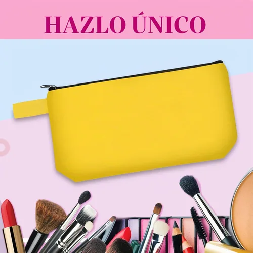 Vista 7 de Saintrygo 10 bolsas de maquillaje de lona para mujer, brillantes, 9.8 x 5 x