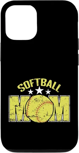 Vista 28 de Softball Mom Sports Parent Team Supporter Case for iPhone 16