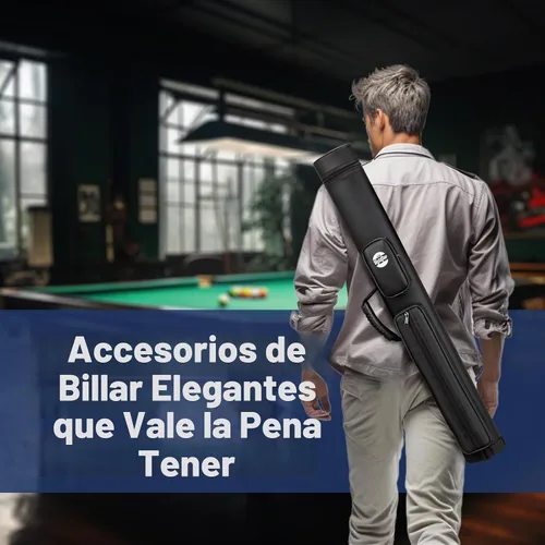 Vista 6 de Trymaker Estuche para Taco de Billar, Estuche para Taco de Billar 2x2 (No para 3/4) – Bolsa Rígida de Billar para 2 Tacos, Accesorios de Billar