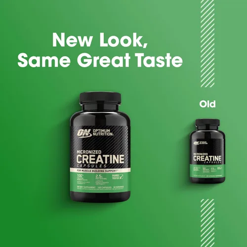 Vista 3 de Optimum Nutrition Cápsulas de monohidrato de creatina micronizada, aptas para Keto, 2500 mg, 100 cápsulas Micronized Creatine Monohydrate