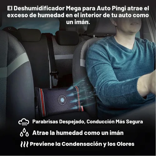 Vista 2 de Zarpax Deshumidificador de coche Mega Pack – Absorbe la humedad y la condensación – 100% a prueba de fugas – Reutilizable (2.2lbs/1kg)