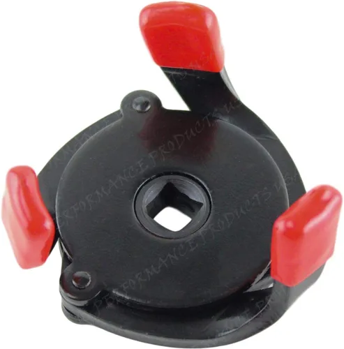 Vista 2 de JC Performance - Llave de extracción de filtro de aceite resistente, ajustable universalmente (pequeña)