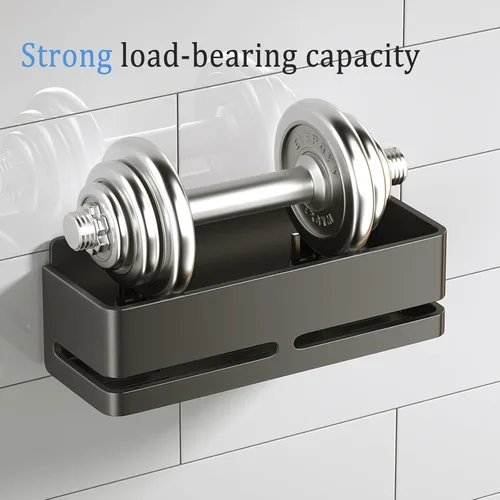 Vista 7 de Organizador de ducha, paquete de 2 estantes de ducha, estante de almacenamiento de baño resistente, organizador de baño de gran capacidad, sin