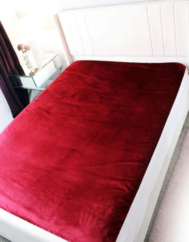 Vista 4 de Almohadilla de cama 100% impermeable y a prueba de manchas, masaje para parejas, ultrasuave, silenciosa, protector de sábanas de lujo con lados