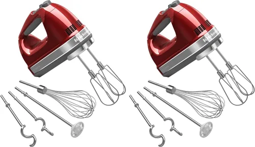 Vista 9 de Batidora de mano KitchenAid de 9 velocidades - KHM926, color blanco