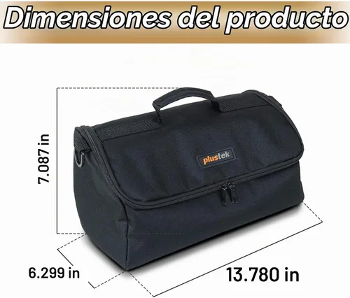 Vista 7 de plustek Estuche de transporte para escáner de documentos, a prueba de polvo, antiestático, protector y escáner, Fujitsu ScanSnap y Brother Document