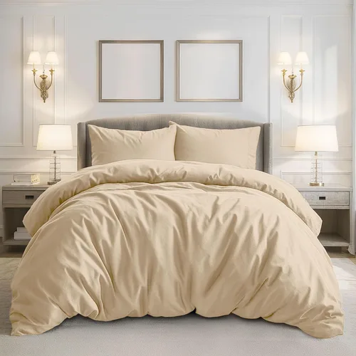 Vista 16 de Pure Bedding - Funda de edredón tamaño Individual/Individual XL - Juego de ropa de cama extra suave de 2 piezas, incluye 1 funda de edredón de 68 x