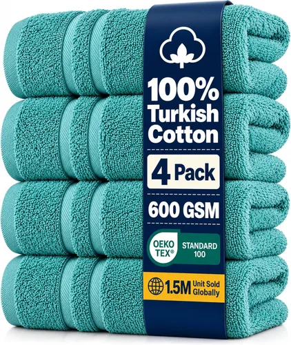 Vista 59 de Hawmam Linen - Juego de toallas de algodón turco original prémium, calidad de hotel para máxima suavidad y absorción, para cara, manos, cocina